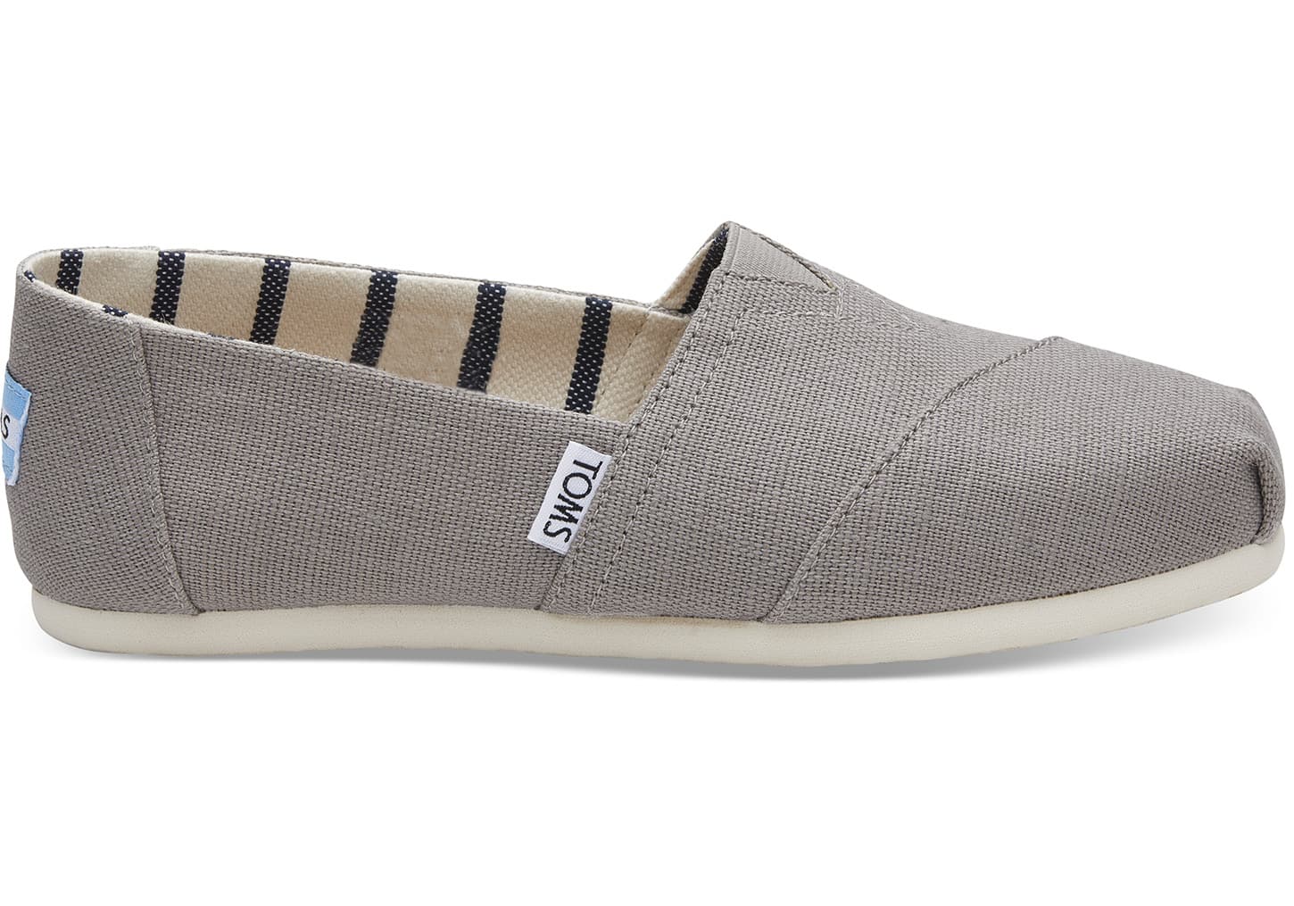 Toms Classics Morning Dove - Womens Alpargata Espadrilles - Grey - NZ - 028719UFP